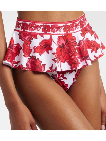 Bikini Alexandra Miro cu model floral roșu