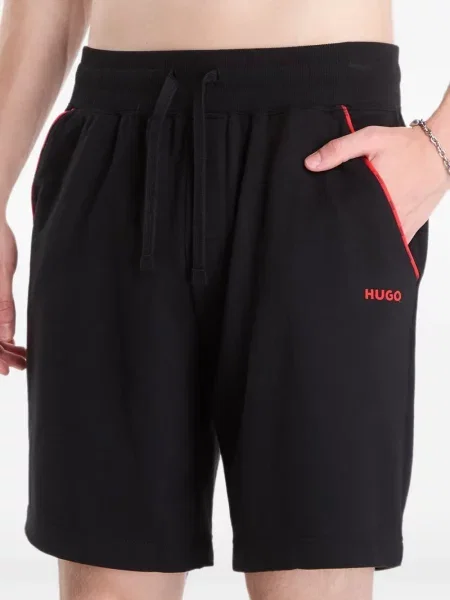 Pantaloni scurți Hugo cu cordon negru