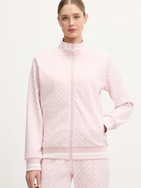 Guess bluza AGGIE różowa