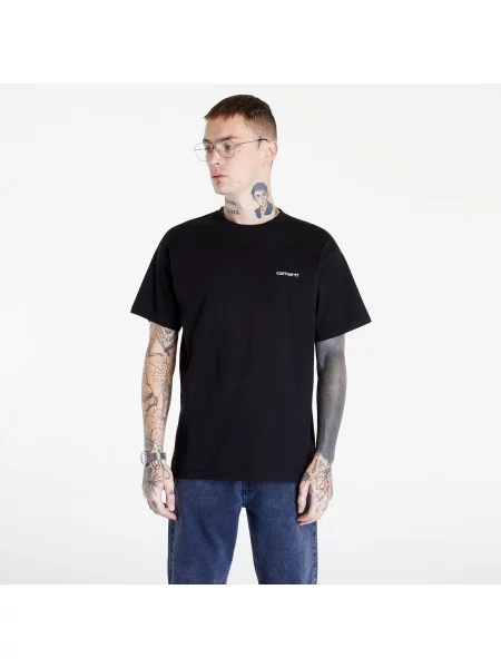 Carhartt WIP Tricou negru alb