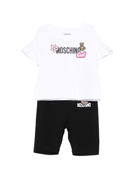 Szorty dziecięce Moschino białe