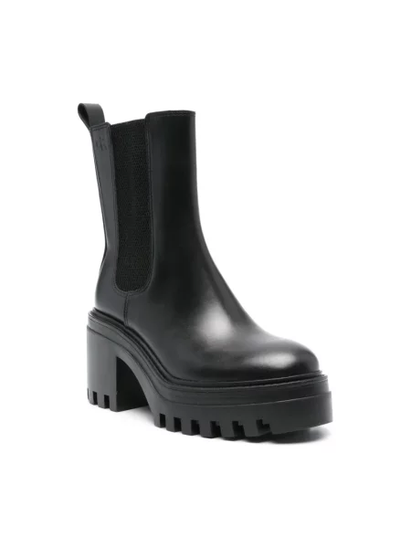 Chunky Heeled Chelsea Botki Calvin Klein Jeans czarne