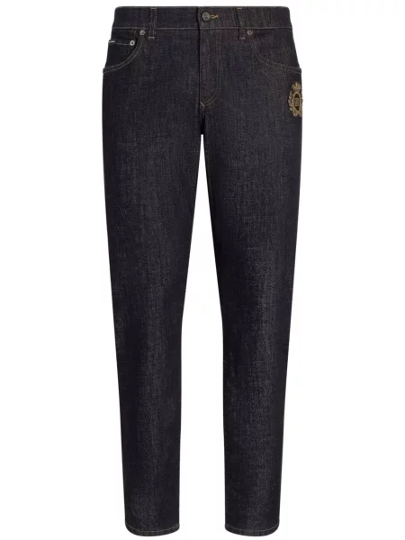 Заужени дънки Dolce & Gabbana синьо