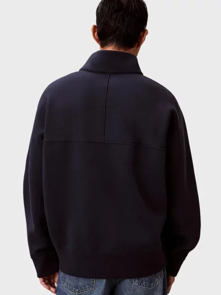 Смугаста спортивна кофта Calvin Klein Jeans синя
