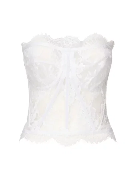 Top Dolce And Gabbana bez rękawów biały