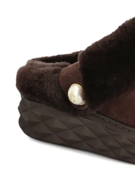 Papuci tip mules Jimmy Choo maro
