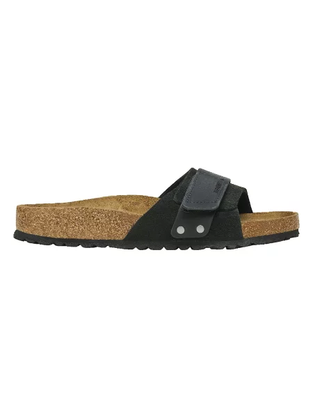 Birkenstock De piele șlapi Oita | narrow fit negru