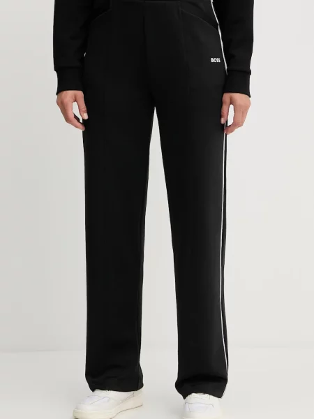 BOSS pantaloni de trening uni negru