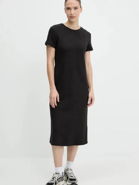 Рокля Puma среднодълга със стандартна кройка черно