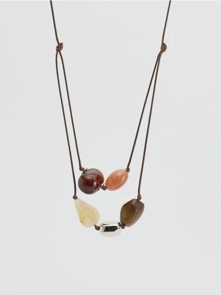 Ожерелье Reserved с камнями