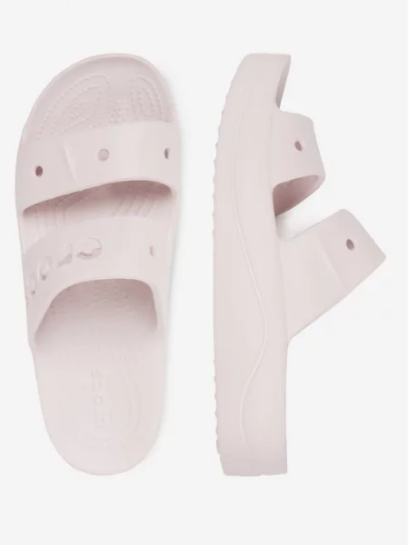 Шлепанцы Crocs розовые