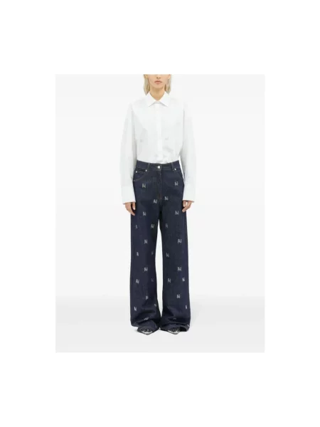 Spodnie Msgm niebieskie