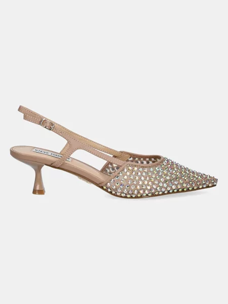 Туфли Steve Madden на низком каблуке бежевые