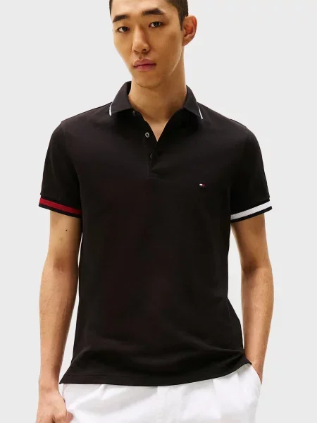 Поло Tommy Hilfiger чорне