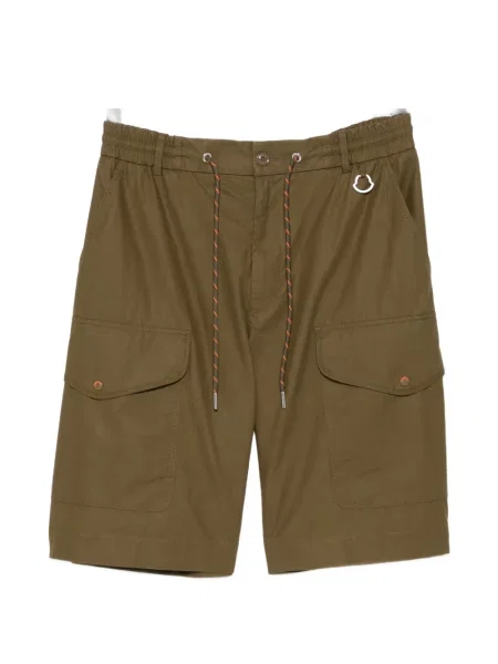 Șnur de strângere pantaloni scurți cargo Moncler verde