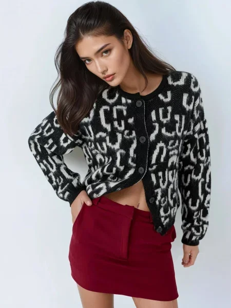 My fashion Kardigán Strickjacken' fekete