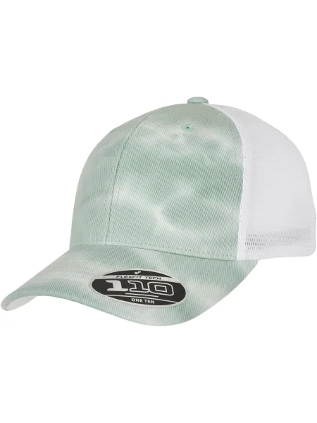 Flexfit Șapcă verde mentă / alb gri