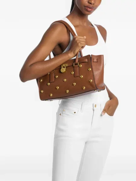 Geantă Michael Kors din piele maro