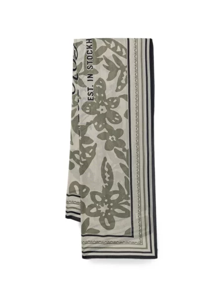 Fular Marc O'polo cu model floral cu imagine