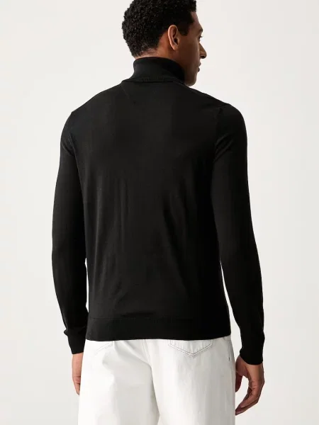 Tommy Hilfiger golf wełniany czarny