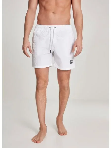 Slip de baie Urban Classics alb