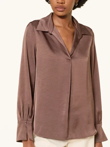 Claudie Pierlot Bluzka Z Satyny braun brązowa