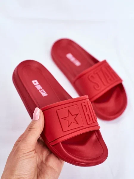 Šľapky Big Star Shoes červená