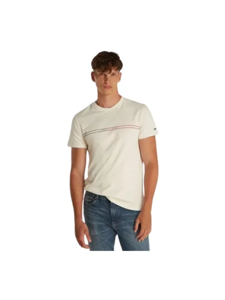 Koszulka Tommy Jeans beżowa