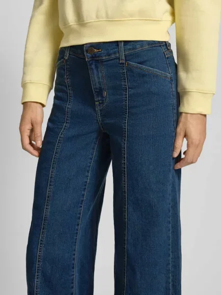 Jeansy z szerokimi nogawkami z mieszanka bawełny model Levi's® 300 niebieskie
