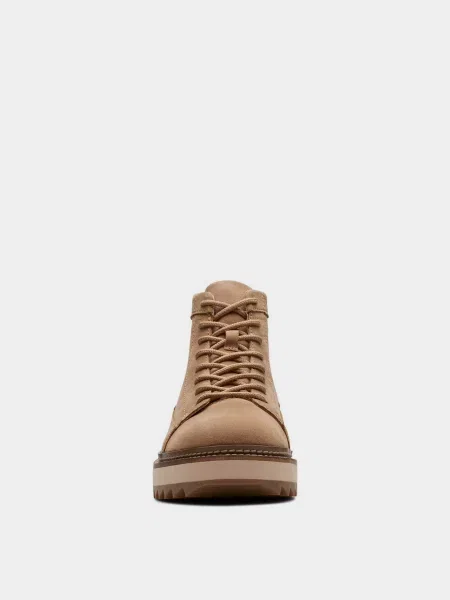 Clarks Черевики Текстиль коричневий