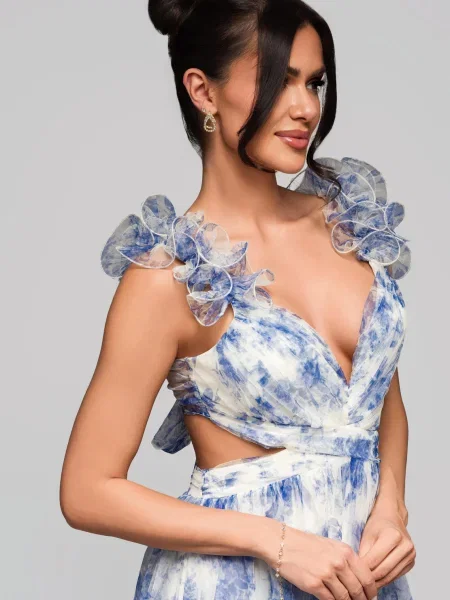 Ombre Rochie de seară albastru