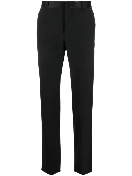 Pantaloni Philipp Plein de lână negru