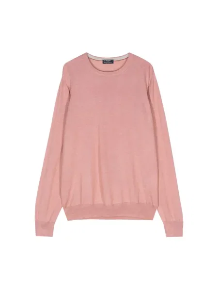 Sweter Barba Napoli casual różowy