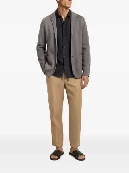 Sacou Orlebar Brown tricotate maro