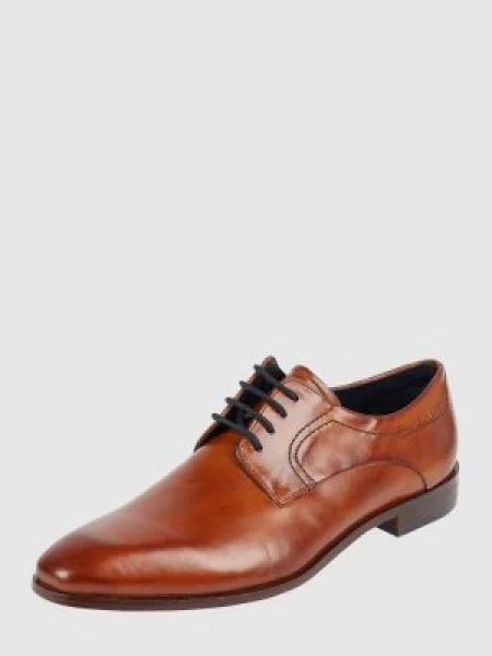 Buty derby ze skóry Bugatti