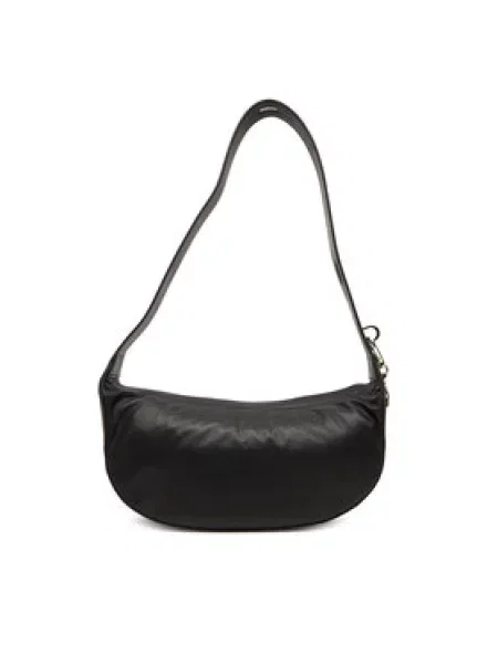 Patrizia Pepe crossbody torbica usnjena črna