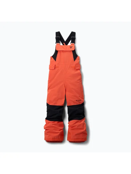 Pantaloni de schi pentru copii Columbia Holcomb Grove Bib zing/black negru