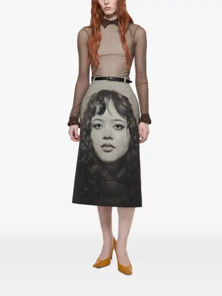 Cămașă Acne Studios maro