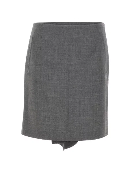 Fusta mini The Garment asimetrică gri