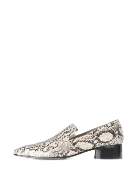 Pantofi loafer Cordera cu model piele de șarpe