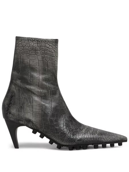 Botine Marni din piele negru