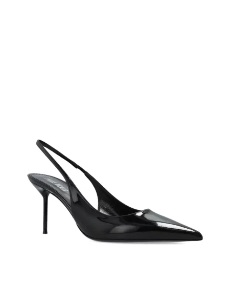 Pantofi cu toc Paris Texas slingback negru