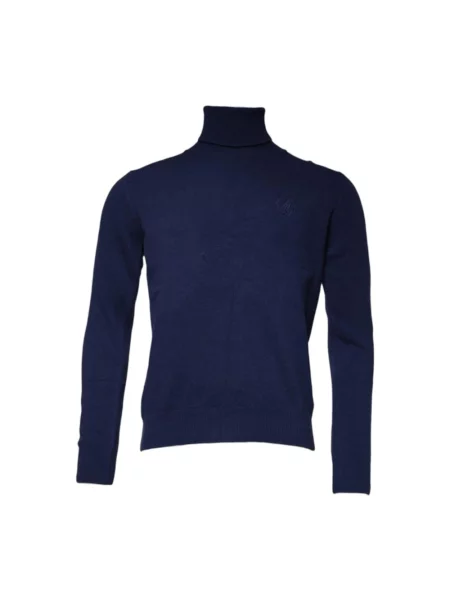 Golf Dolce And Gabbana z kaszmiru niebieski