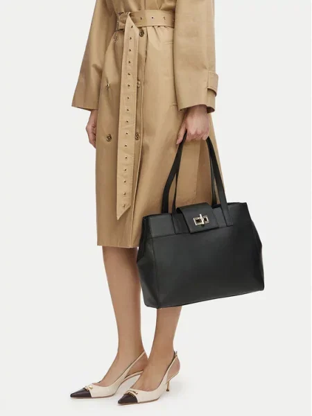 Kabelka Furla Amelia L Tote CN čierna
