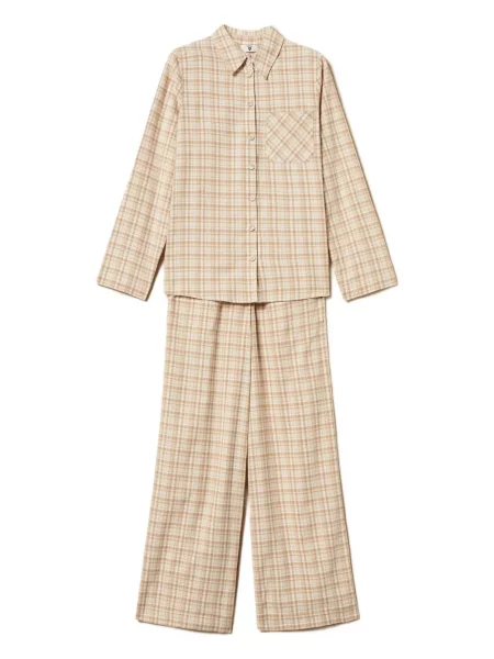 Pantaloni Twinset în carouri