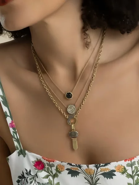 Colier Sylva & Cie negru
