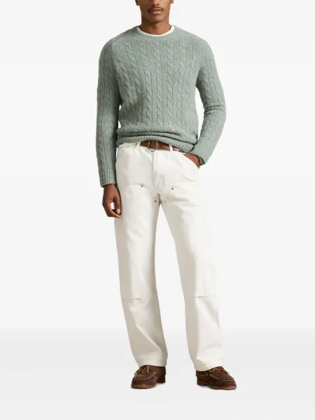 Șapcă Polo Ralph Lauren cu broderie din țesătură twill în carouri albastru