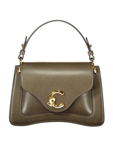 Geanta crossbody Coccinelle din piele verde