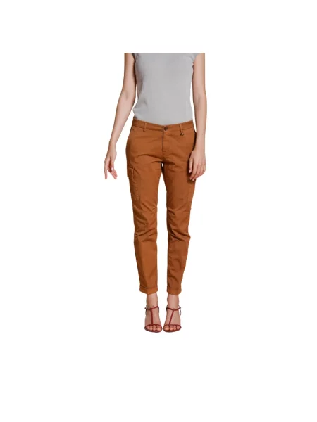 Spodnie cargo Mason's brązowe