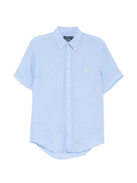 Cămașă Polo Ralph Lauren cu broderie albastru